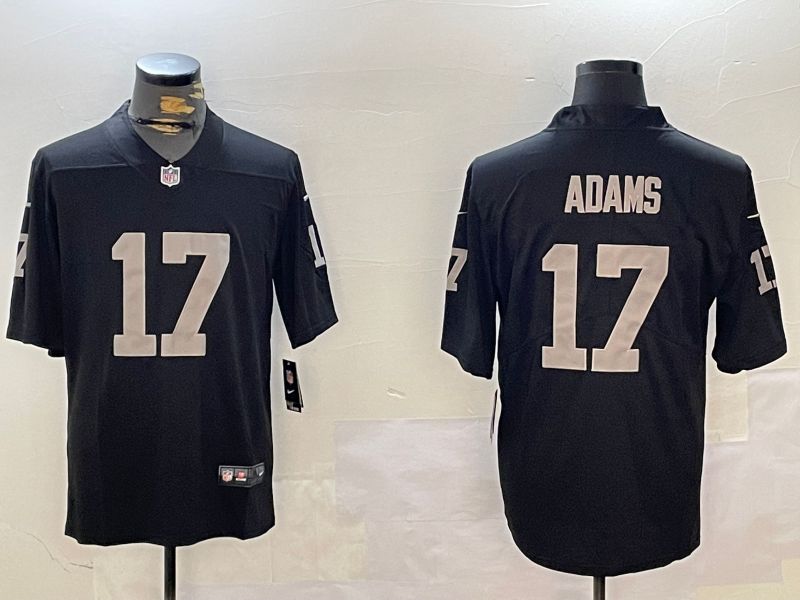Men Oakland Raiders #17 Adams Black Second generation 2024 Nike Limited NFL Jersey style 1->indianapolis colts->NFL Jersey